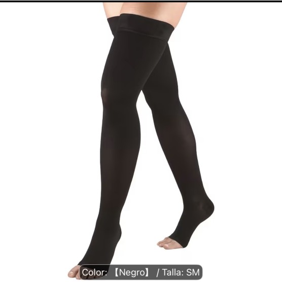 MEDIAS DE COMPRESION NEGRAS - POST QUIRURJICAS - OPERACIONES ESTETICAS -