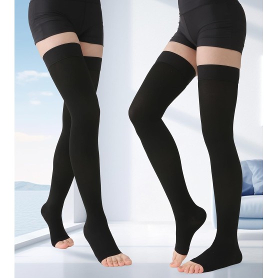 MEDIAS DE COMPRESION NEGRAS - POST QUIRURJICAS - OPERACIONES ESTETICAS -