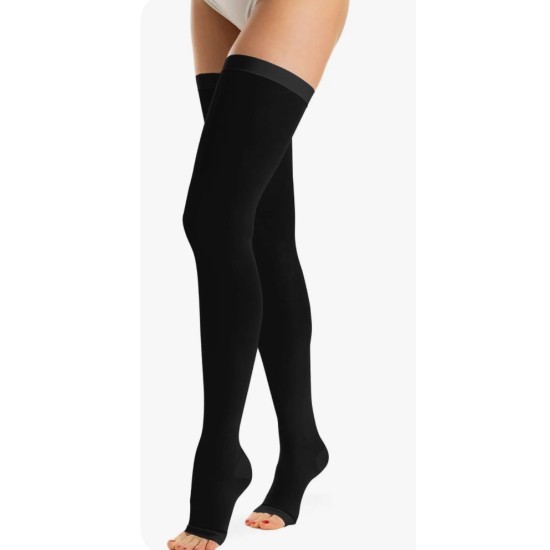 MEDIAS DE COMPRESION NEGRAS - POST QUIRURJICAS - OPERACIONES ESTETICAS -